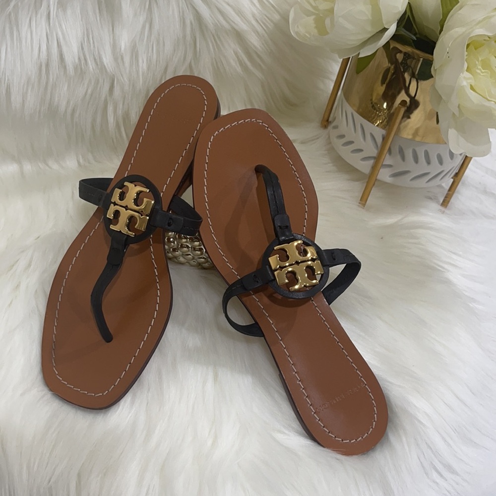 COPY - 🌺Tory Burch  Mini Miller Lether Thong Sandals